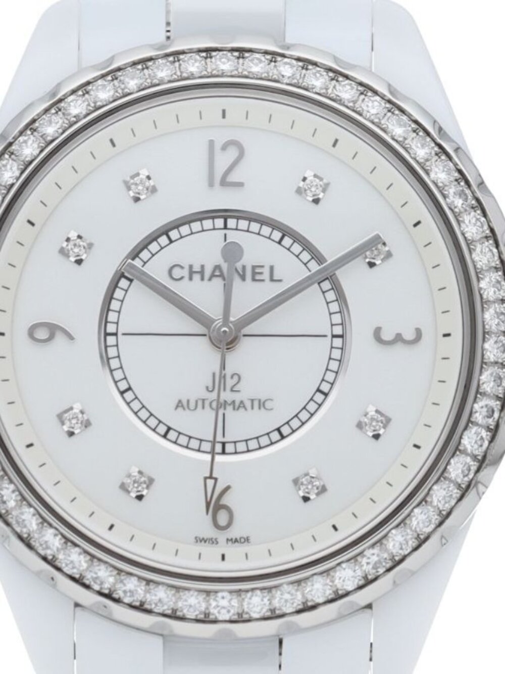 Chanel Watch Diamond Bezel Ceramic